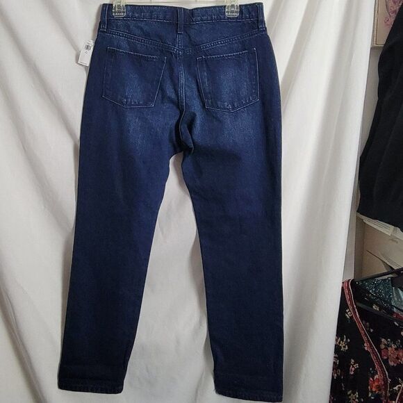 Old Navy NEW Jeans sz 16 Plus High Rise O.G. Straight Button Fly Dark Wash NWT - Picture 8 of 11